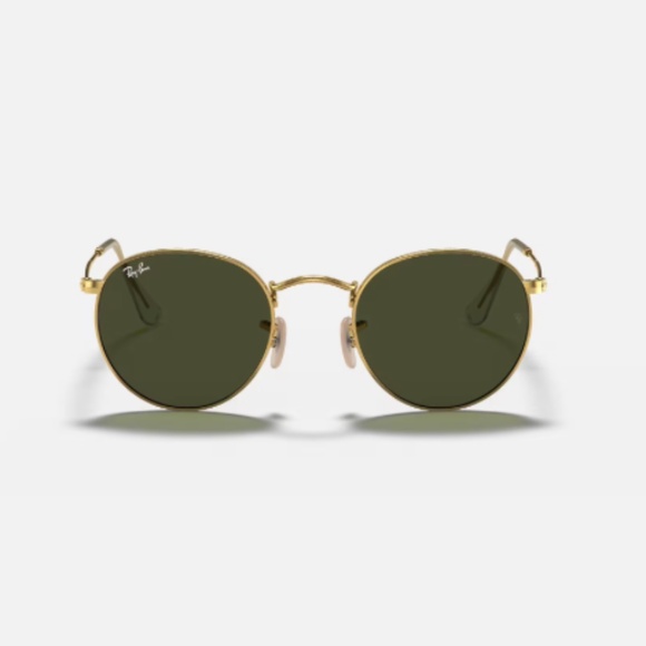 Rayban Round Metal Gold and G-15 Green - Picture 3 of 4